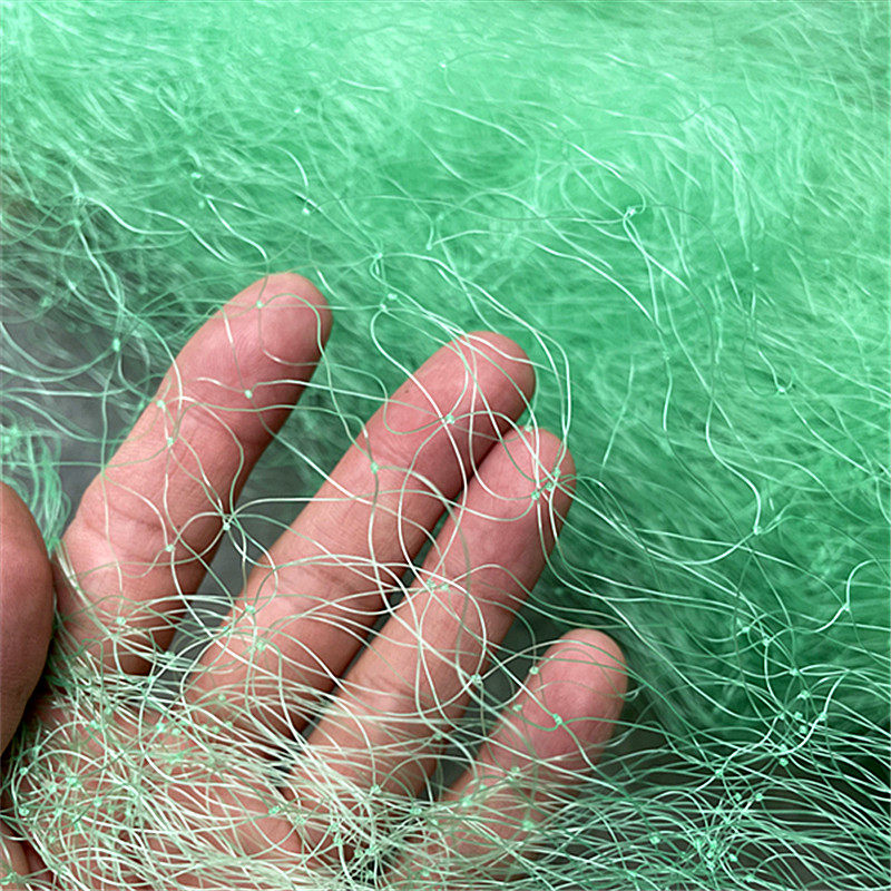 0 25 bold green wire super heavy fish tail pendant plastic floating three-layer fishing net sinking net sticky mesh wire mesh 4 fingers 5 fingers
