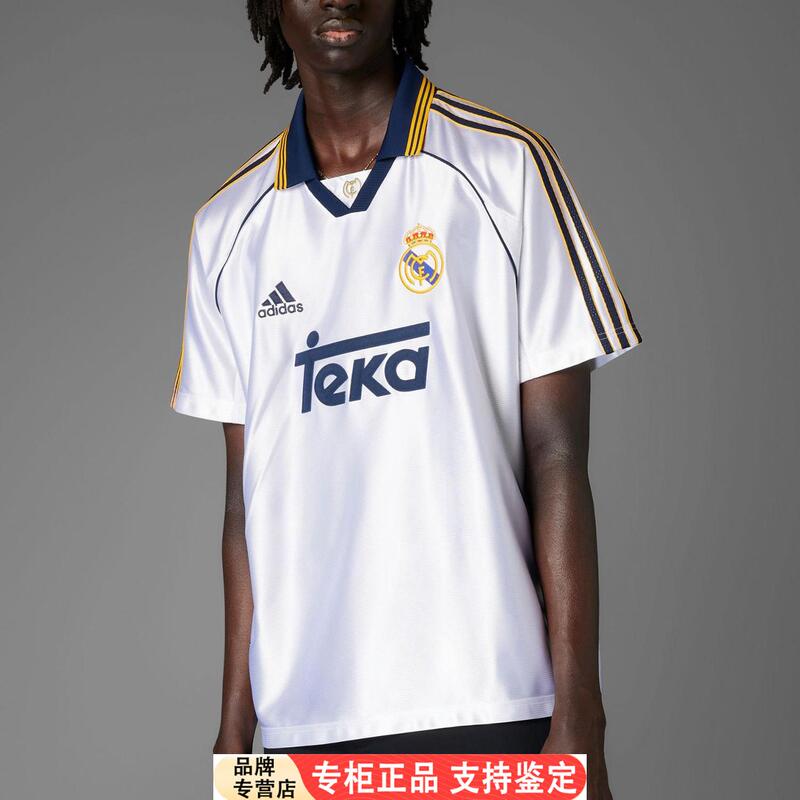 Adidas/Adidas Official Authentic Summer Style Men's Sports Loose Football Training Short-Sleeved Jj3801
