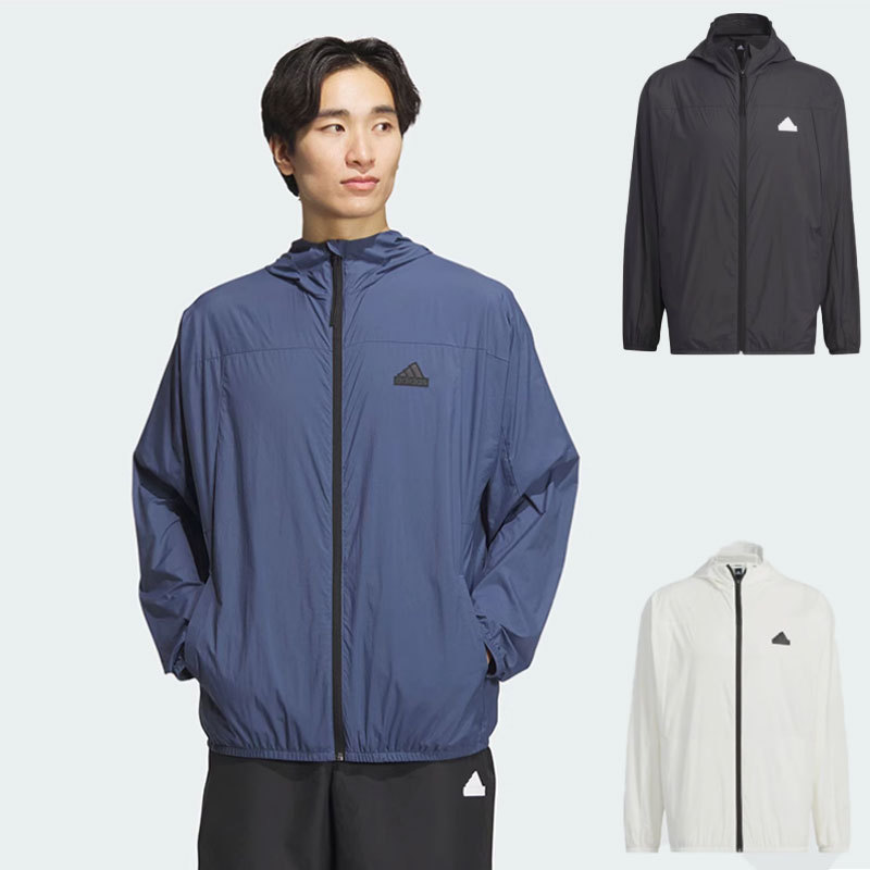 Adidas Men's Lightweight and Cool Spring and Autumn Sports and Leisure Windproof, Breathable, Anti-Uv Sun Protection Clothing It3941 Adidas Men's Lightweight and Cool Spring and Autumn Sports and Leisure Windproof, Breathable, Anti-Uv Sun Protection Clothing It3941