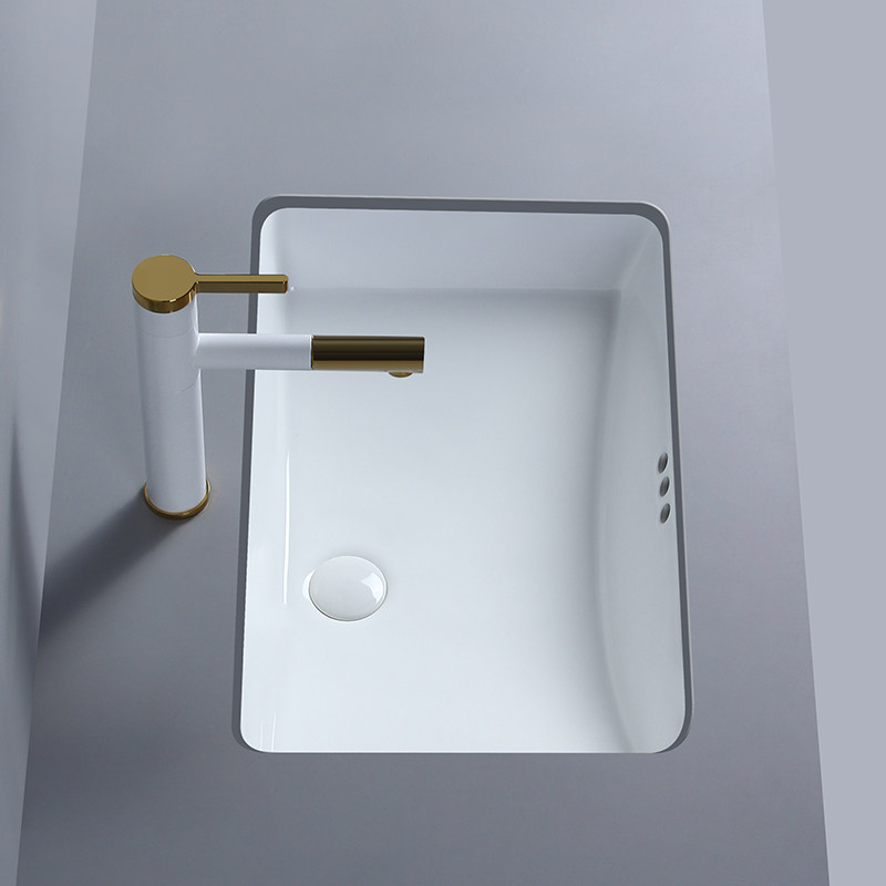Extremely deep 60 70cm pelvic floor basin large size ceramic embedded washbasin 24 inch Makeup Room Washbasin Single Sink