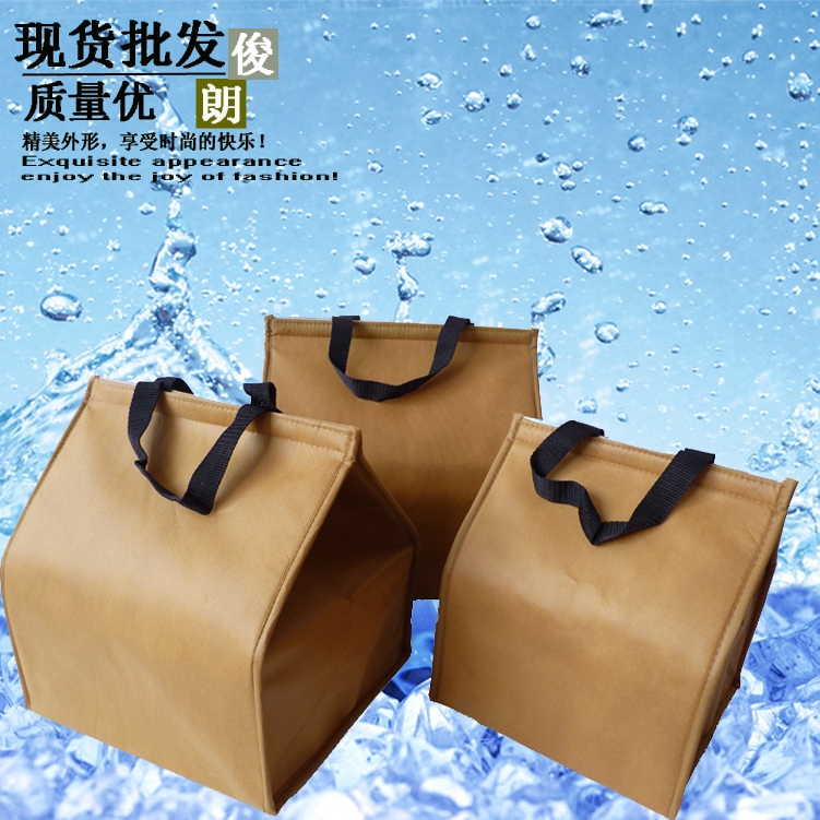 Factory stock 6 inches 8 inches 10 inches Velcro cake insulation bag ice bag insulation bag non-woven thickened