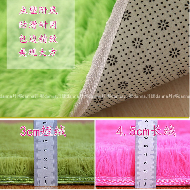ins lều rắn phòng khách tròn giường phòng thảm che phủ bằng thảm dày giỏ ghế máy tính thảm tập yoga - Thảm thảm lót ghế gỗ