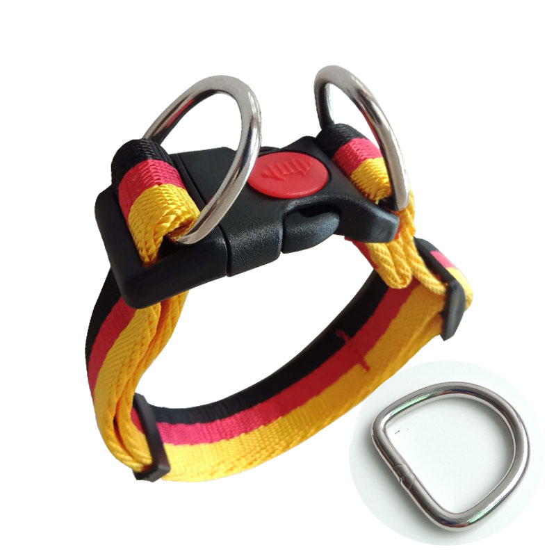 Pet dog German collar large dog German shepherd double D neck collar dog collar collar traction rope neck sleeve horse dog special