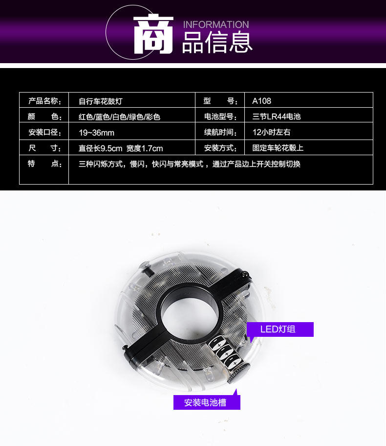 Eclairage pour vélo - Hot Wheels Lumières - Ref 2398705 Image 10