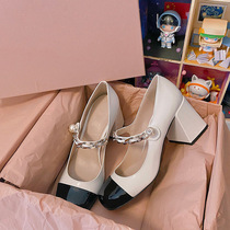 With source standard leather high heel temperate