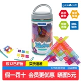 Конструктор, квадратная игрушка для детского сада, США, со снежинками