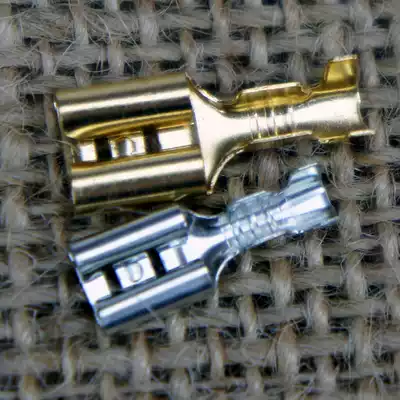 Brass bass horn lug plug spring circlip tweeter terminal horn wiring plug plug