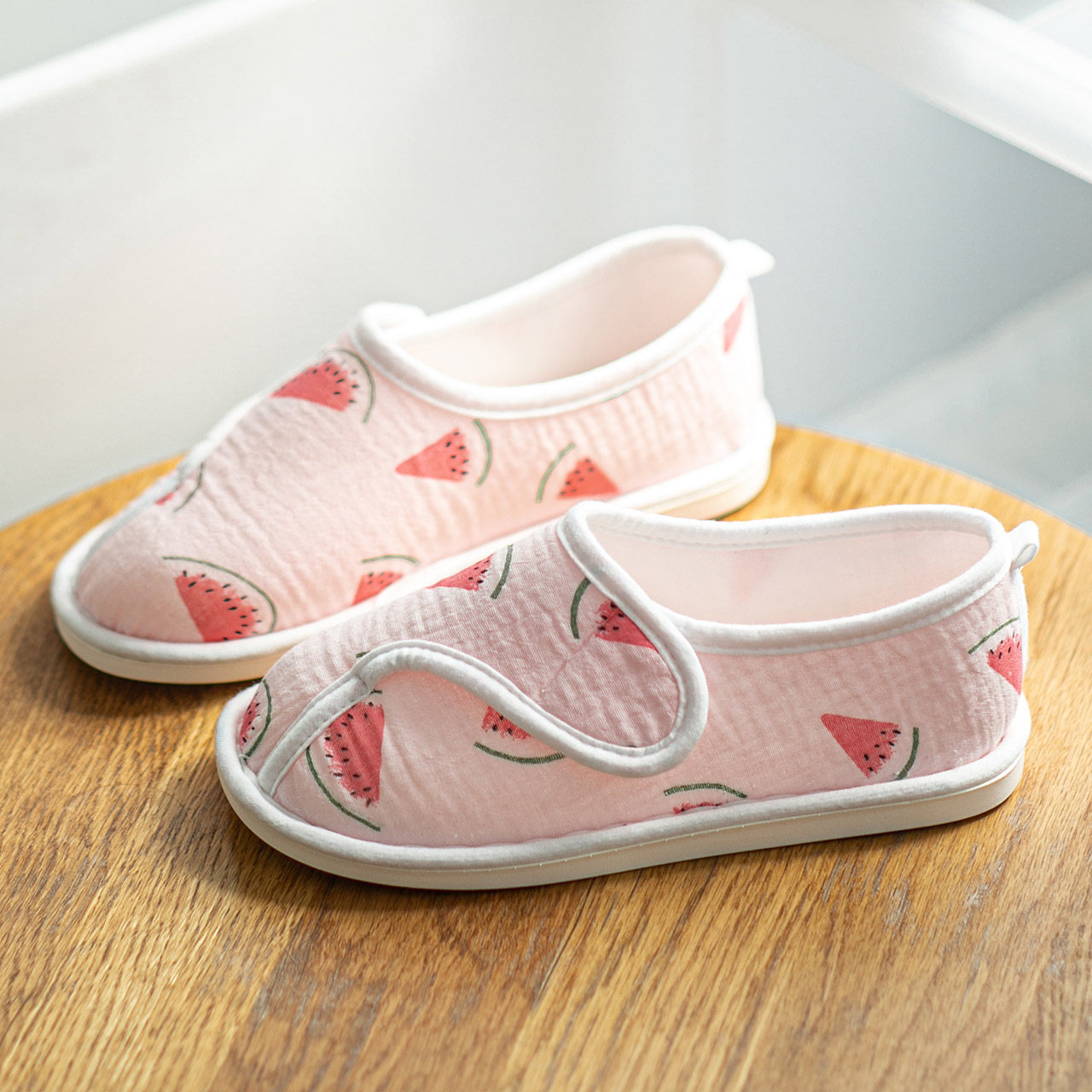 Moon Shoes Spring Autumn Nine-Gauze Breathable Bag with Thick Bottom Postpartum Pregnant Woman Summer Thin and Soft Bottom Maternal Slippers