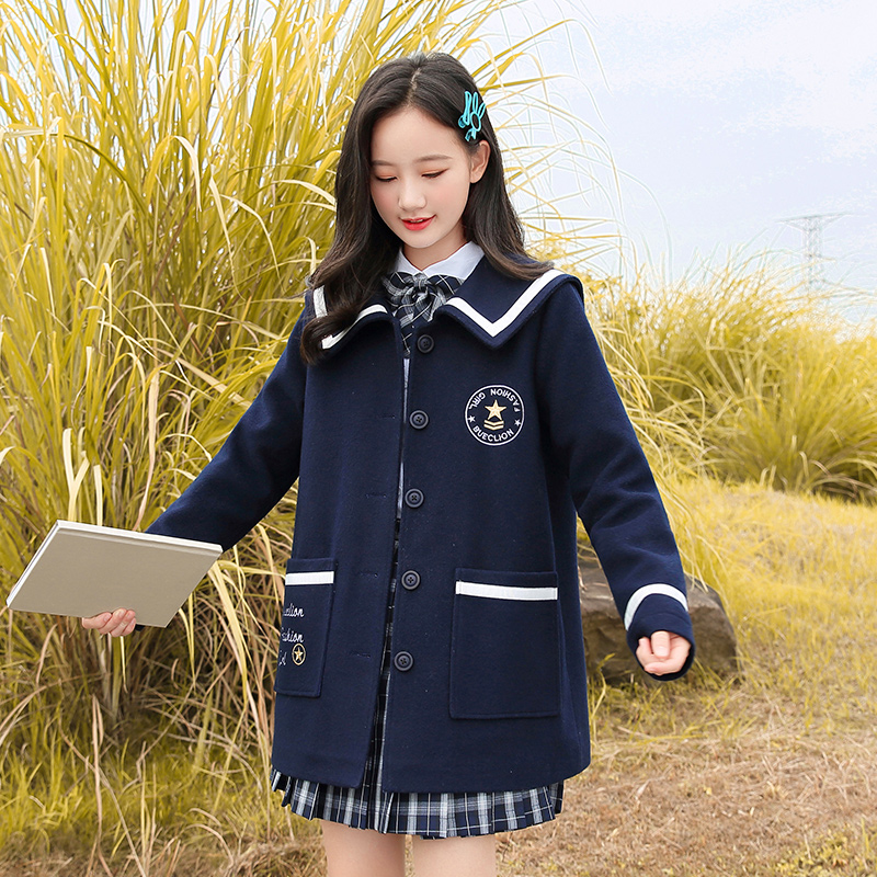Chinese New Year's new clothes jacket female tide 14 Winter fit 12 to 15 15 13 girl girl's winter clothing short fur coats women