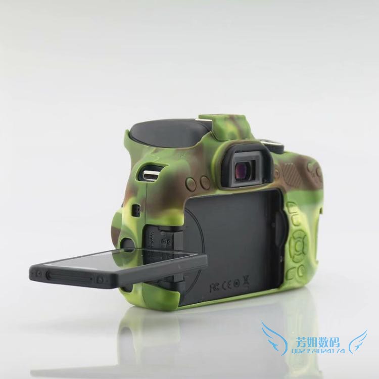 Canon 750D tay áo silicon túi máy ảnh DSLR 750D đặc biệt bảo vệ tay áo túi chụp ảnh cầm tay chống rơi - Phụ kiện máy ảnh kỹ thuật số