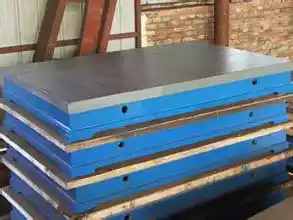 Factory direct sales 2000*4000mm cast iron flat plate inspection and measurement workbench three-coordinate platform paving flat plate