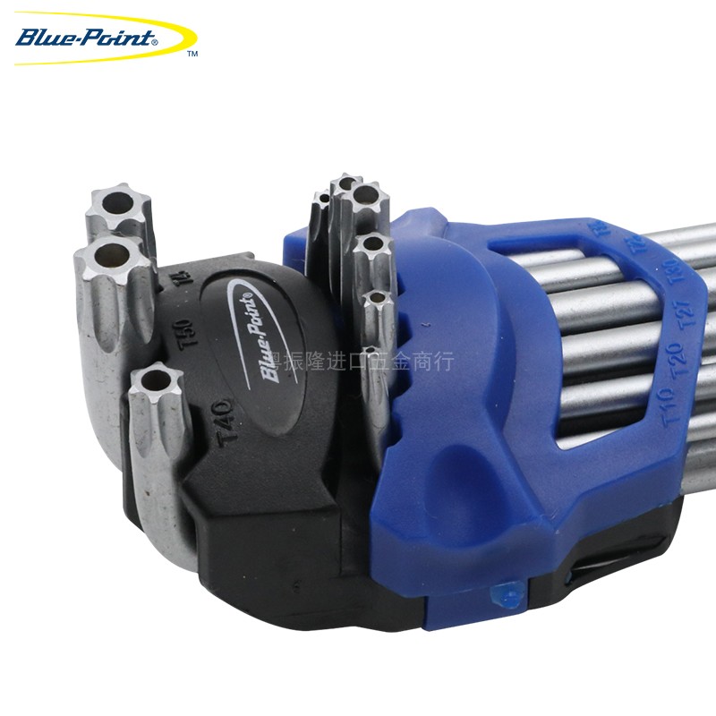 BLUE-POINT BLUE DOT PUBLIC MADE OF 9 PIECES OF SUIT LENGTHENING STAR MID-HOLE FLOWER TYPE INNER HEXAGON WRENCH BLP9LTTS
