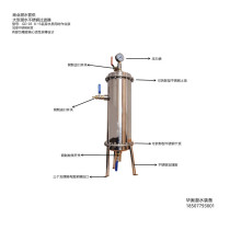 All stainless steel submersible filter tank engineering submersible activated carbon air filter purifier device quality assurance