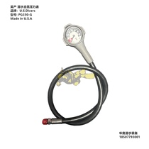 New batch of original American-made high-precision all-steel large-depth diving pressure gauge with luminous function