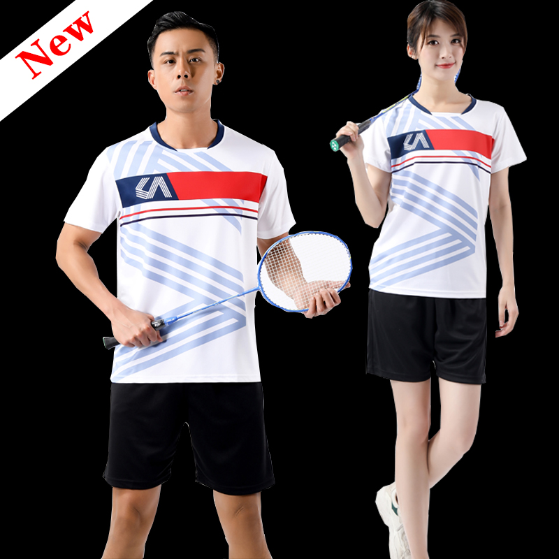 2020 New Badminton Suit Women Suit Speed Dry Breathable Table Tennis Men's Training Uniform Air Volleyball Sportswear Customized