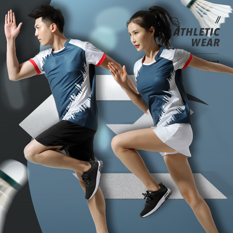 (Quick-drying) badminton suits men's and women's quick-drying breathable volleyball game sports clothes tennis culottes