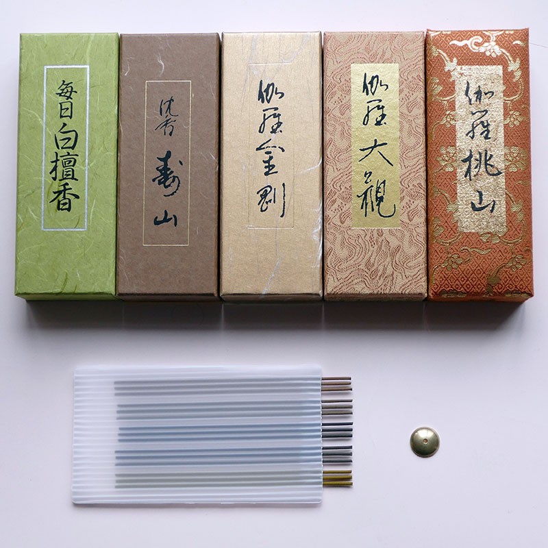 日本香堂伽羅桃山/伽羅大觀/伽羅金剛/沉香壽山/每日白檀試用包