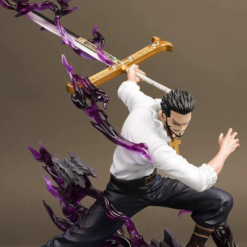 One Piece anime peripheral statue Mihawk Hawkeye model two-dimensional desktop ornament model gift