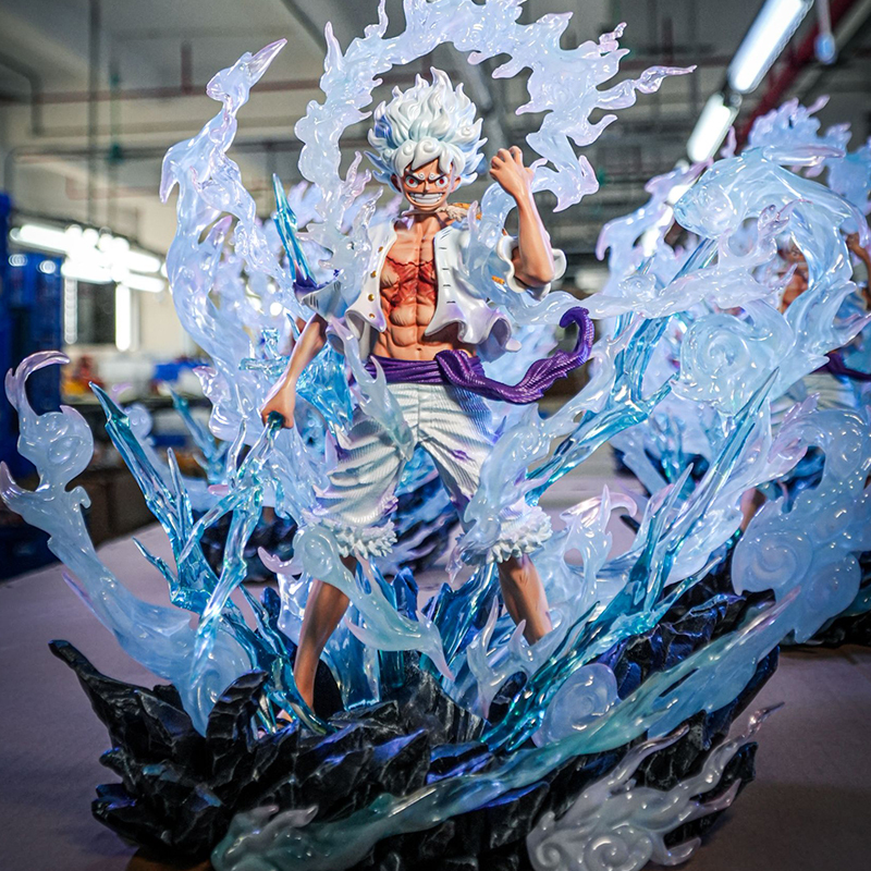 One Piece Anime Peripheral Desktop Ornament Statue Jt Nika Luffy Gk Figure Trendy Toy Two-Dimensional Model