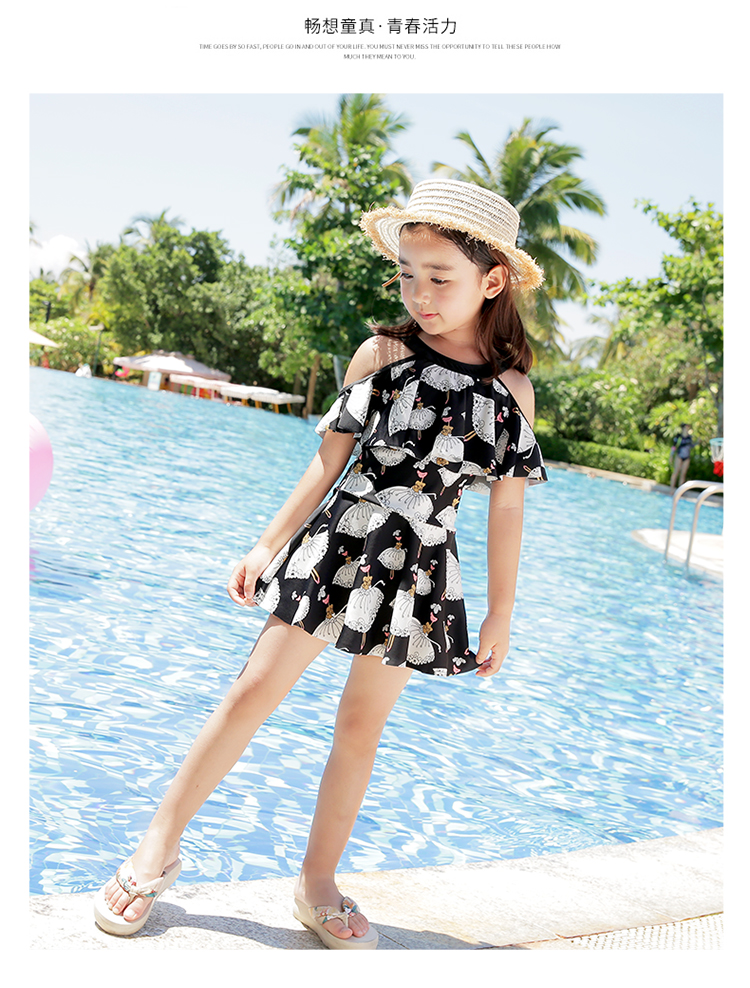 Đồ bơi trẻ em Cô bé dễ thương Áo tắm Xiêm Big Boy Công chúa Cô gái Váy Hàn Quốc Đồ bơi trẻ em - Bộ đồ bơi của Kid quần áo bơi trẻ em