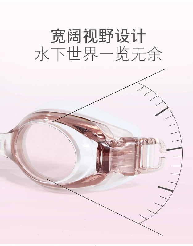 Kính bơi nam và nữ HD chống nước chống sương mù mạ kính cận thị kính bơi silicone không thấm nước phù hợp với thiết bị thời trang