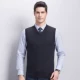 Áo len nam Hengyuan Xiang V-cổ cha mặc áo len trung niên áo len tinh khiết vest vest mùa thu đông