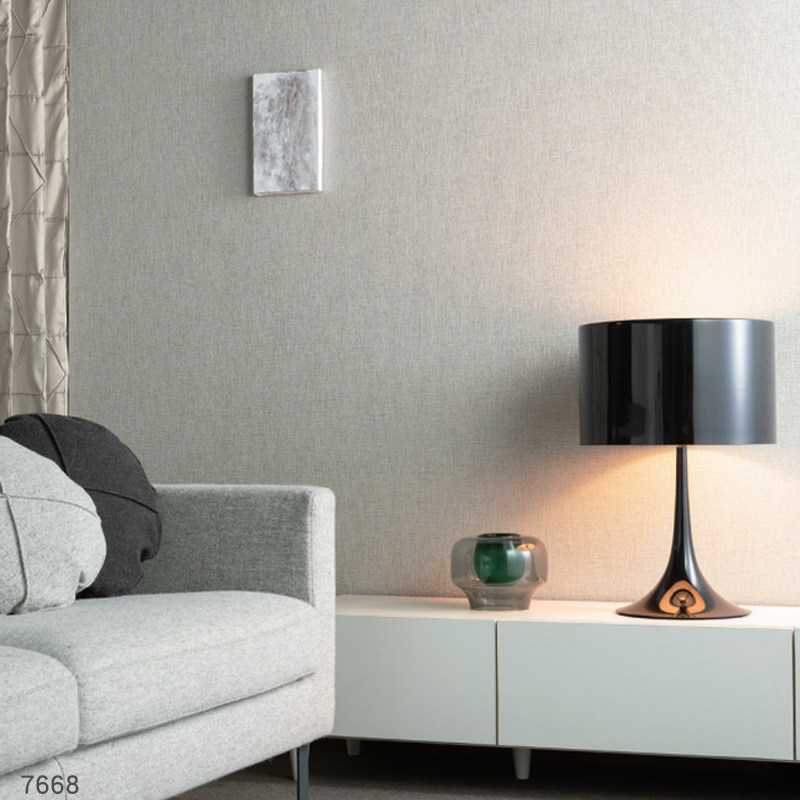 Japan imported wallpaper 2020 new beige fabric antibacterial and antifouling wallpaper plain color bedroom living room dining room full