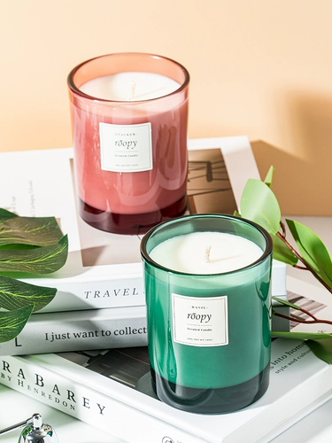 Roopy Run Peiqi Plant Aroma Candle Romantic Aragrance очищает воздушный мир, Бог поможет спальной спальне домохозяйство