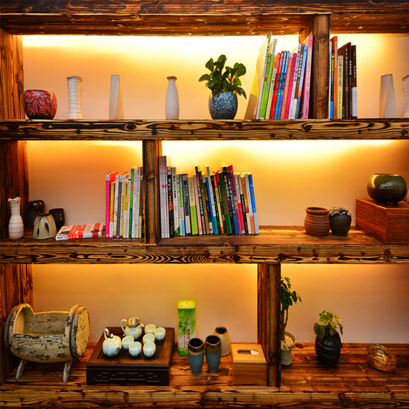 New web Red Shake Soundtrack Live Anchor Background Cloth 3D Indoor Bookshelf Book Room Office Custom Atmosphere Background Wall