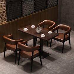 Industrial style bar clear bar ktv booth sofa barbecue restaurant table and chair cafe milk tea shop booth sofa