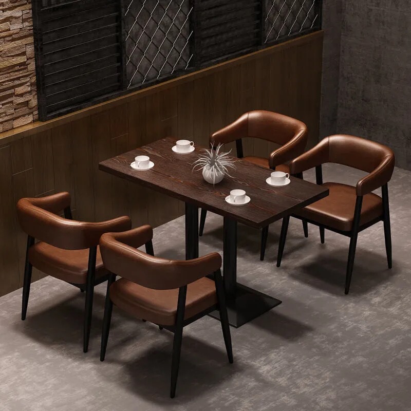Industrial Style Bar, Lounge, Ktv Booth, Sofa, Barbecue Restaurant, Dining Table and Chairs, Cafe, Milk Tea Shop, Booth Sofa