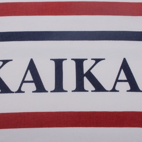 Винтагетанг Американский ретро-белый контрастный контрастный полосатый полосатый футболка с коротки