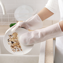 Kitchen dish brush bowl gloves female cleaning housework household laundry brush bowl artifact rubber rubber rubber rubber waterproof and durable