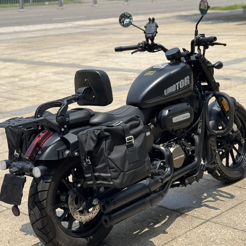 Special Qianjiang Flash 300 Side Bag, Lv Flash 350 Side Box, 250Amt Backrest Modification Parts, Quick-Release Waterproof Canvas Bag Special Qianjiang Flash 300 Side Bag, Lv Flash 350 Side Box, 250Amt Backrest Modification Parts, Quick-Release Waterproof Canvas Bag