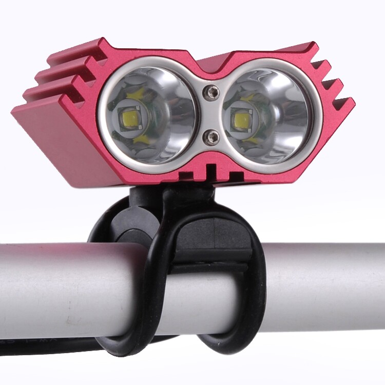 Super bright U2 owl double-head T6 bicycle light headlight headlight headlight set 2000 lumens