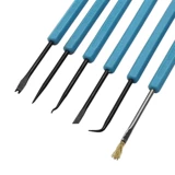 Инструмент для сварки обслуживания 6 -Piece Set/12 Использует вспомогательный инструмент сварки, чтобы почистить нажимание крюка для конического крючка вилки, чтобы снять чип коробки с оболочкой