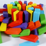 Дженга, башенка, конструктор, деревянная настольная игра, игрушка, учит балансу