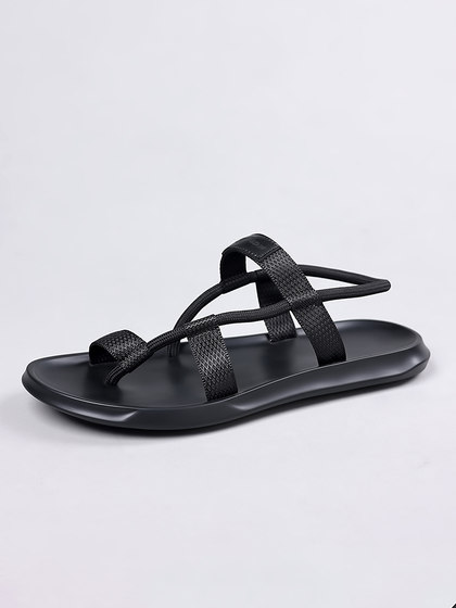 GCKR男士凉鞋夏季2025新款时尚个性一字拖男士外穿防滑开车凉鞋男