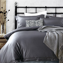 Foreign trade high-grade 140 Egyptian long-staple cotton four-piece set 1800 all cotton pure color horse cotton cotton bedding