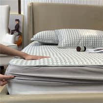High-end A class ice silk mat fitted sheet paragraph three-piece can be washed folded light luxury of air-conditioning in summer soft mat 1 8m