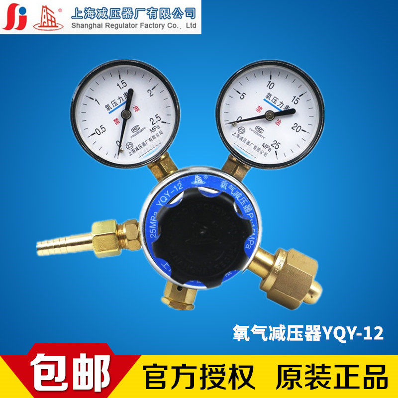 Shanghai brand YQY-12 Shanghai Pressure Reducer Factory Oxygen Meter Oxygen Cylinder Pressure Reducing Valve Gas Pressure Regulator Regulator