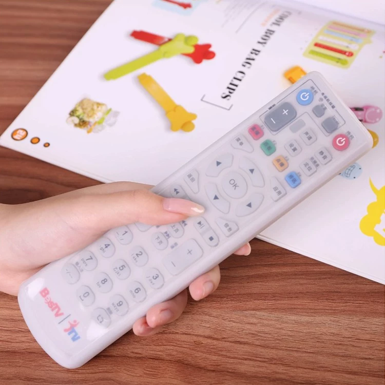 Transparent silicone remote control, TV, protective case, waterproof dust cover
