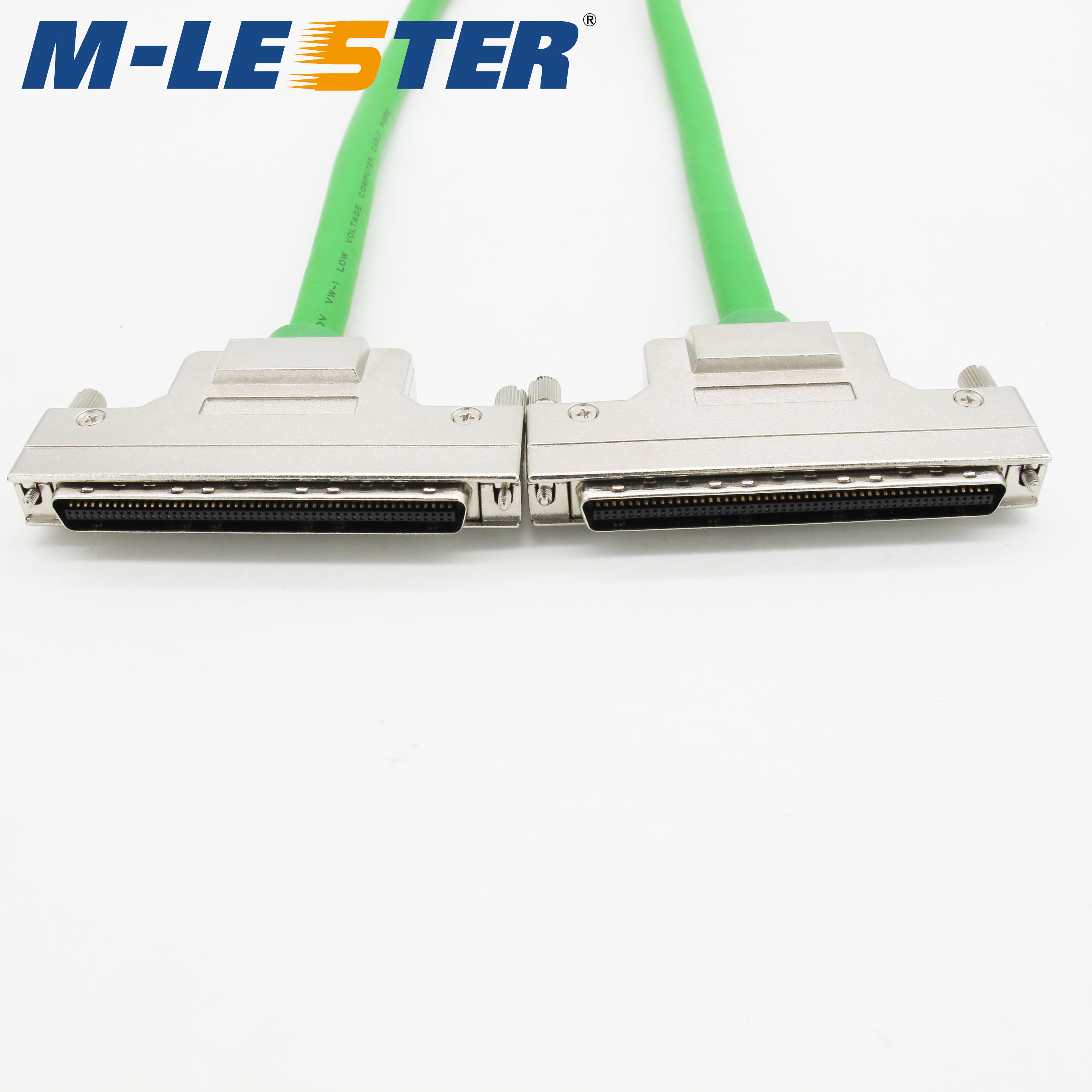 Mengleist SCSI cable HPCN100 for needle revolution public 1 27mm iron shell screw transfer wiring