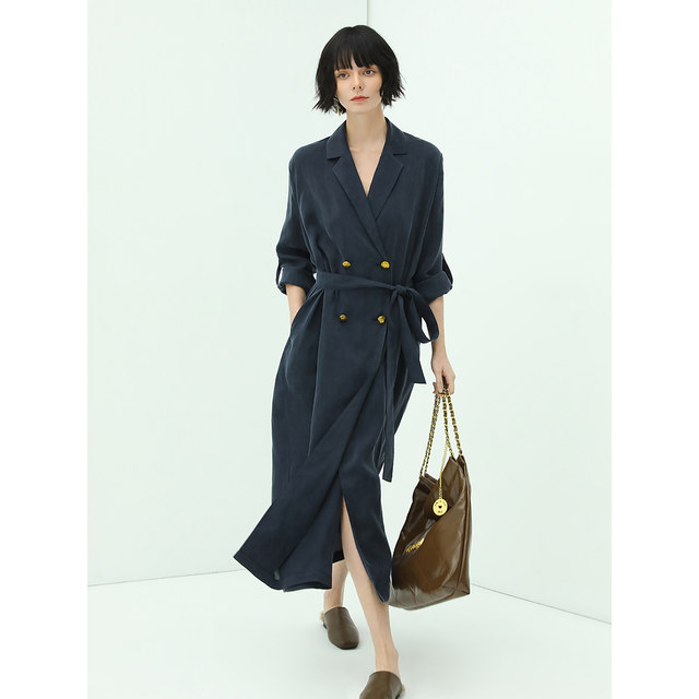 Pre-sale COCOBELLA luxurious cupro silk drape commuting dress temperament shirt skirt suit skirt FR151