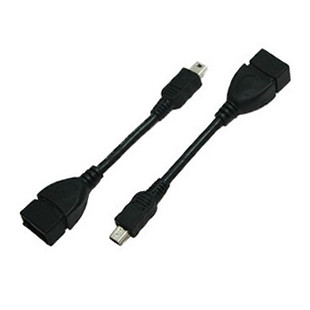 OTG adapter tablet USB motherhead turn 5P mini male head T type on-board wire car USB adapter