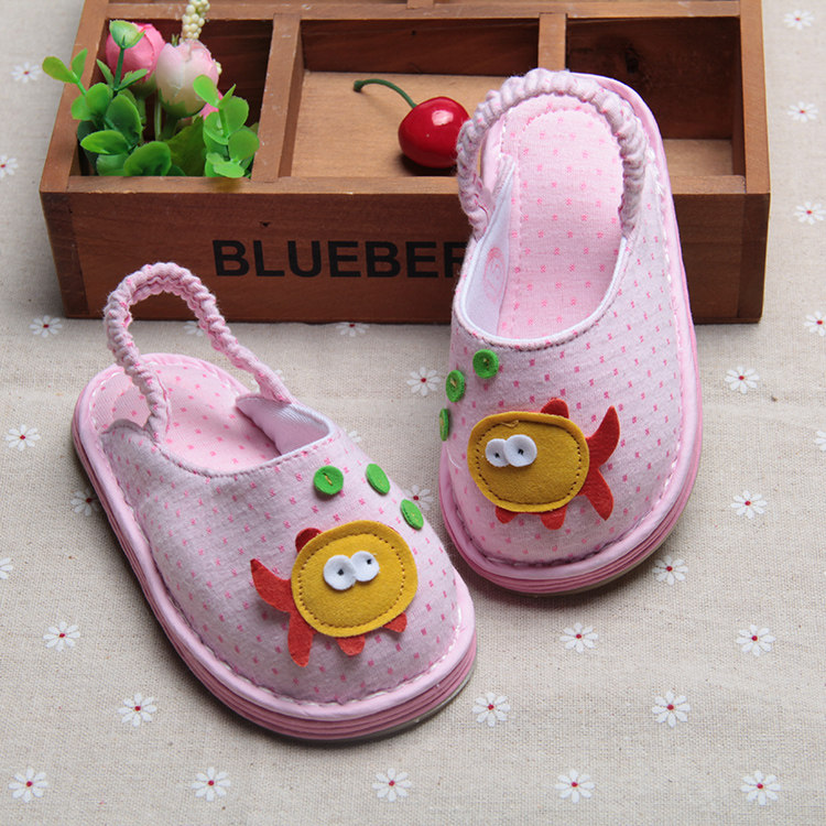 Pantoufles enfants en coton pour printemps - semelle tendon - Ref 986614 Image 22