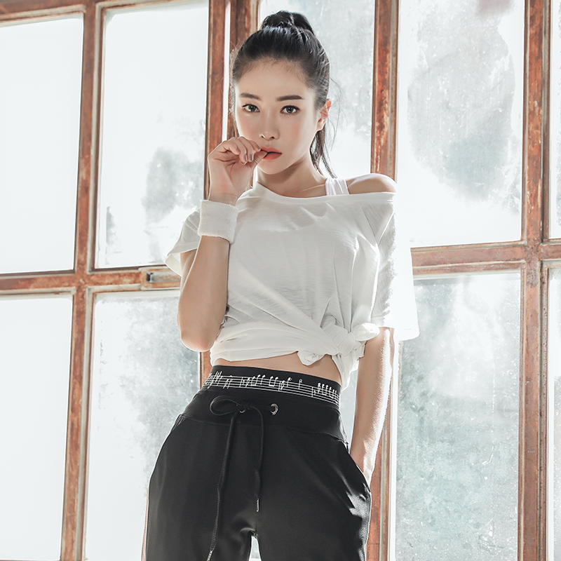 Sports blouses woman 2022 spring summer thin section relaxed and sweat speed dry sports T-shirt breathable hood gym short sleeves