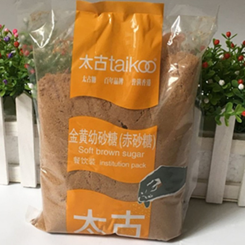 Baking raw material too ancient gold young granulated sugar gold yellow sugar red sugar yellow sugar red granulated sugar fine grain 1KG original dress