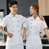 Шеф -повар для работы одежда с длинным рукавом весна и осенью отеля питание кухонная столовая рабочая одежда мужская печень