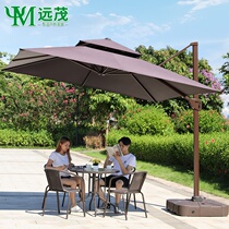 Outdoor parasol courtyard umbrella villa garden outdoor outdoor Roman umbrella stalls square large parasol can be printed